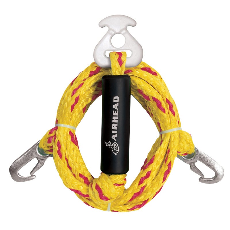 Airhead Heavy Duty Tow Harness for 1-4 Rider Towable Tubes  Water Skis  Wakesurf Boards and Wakeboards  12-Feet Black - Image 1